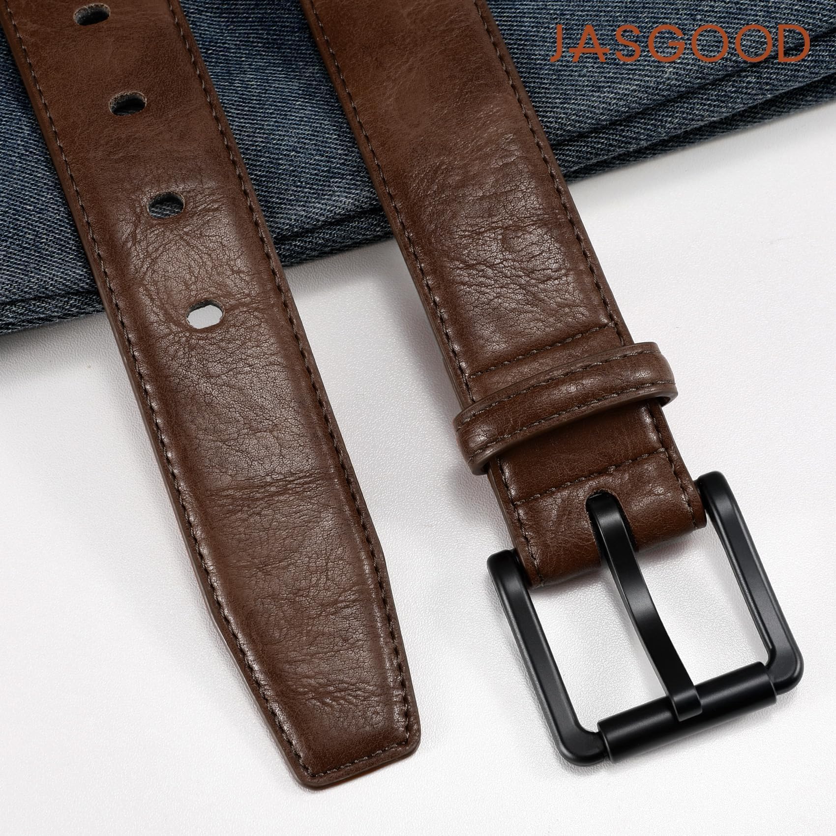 Nickel Free TSA Approved Leather Belt For Men
