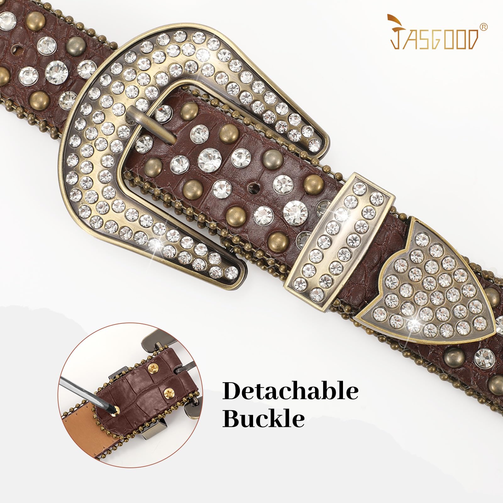 Cowgirl Studded Rhinestone Bling Belt