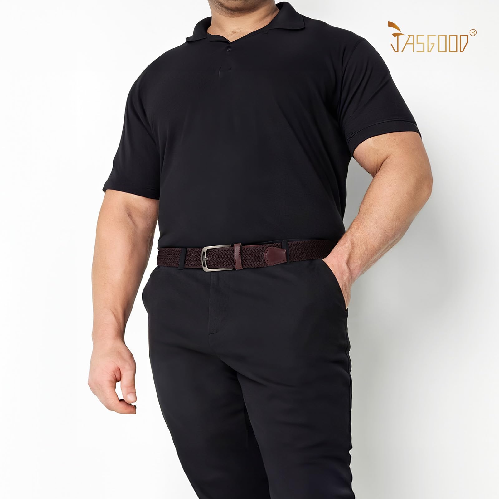 Elastic Braided Woven Belt