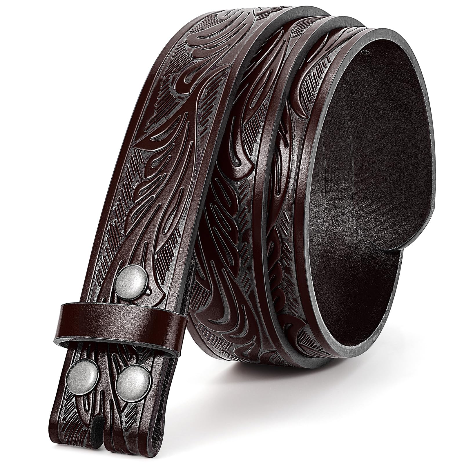 Western Belt Strap Without Buckle - JASGOOD OFFICIAL