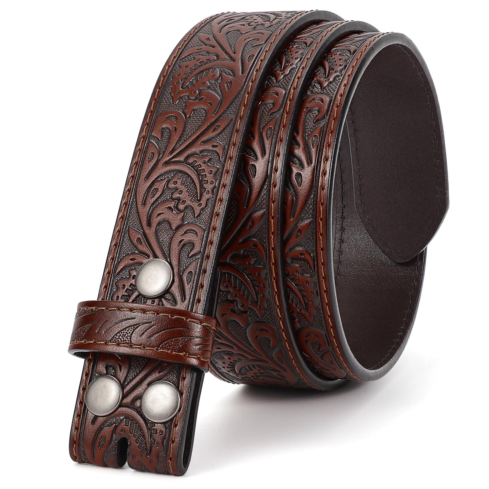 Western Belt Strap Without Buckle - JASGOOD OFFICIAL