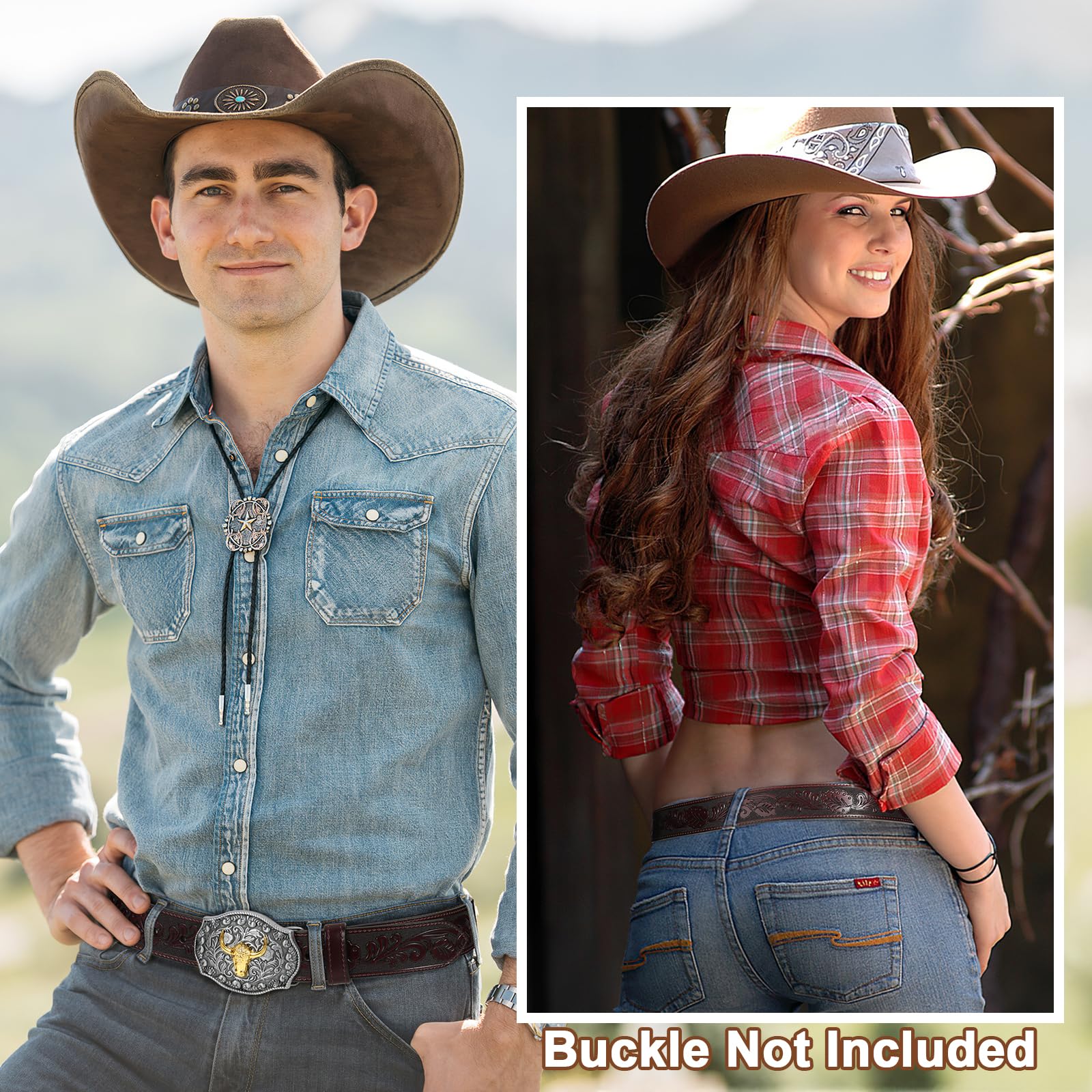Western Belt Strap Without Buckle - JASGOOD OFFICIAL