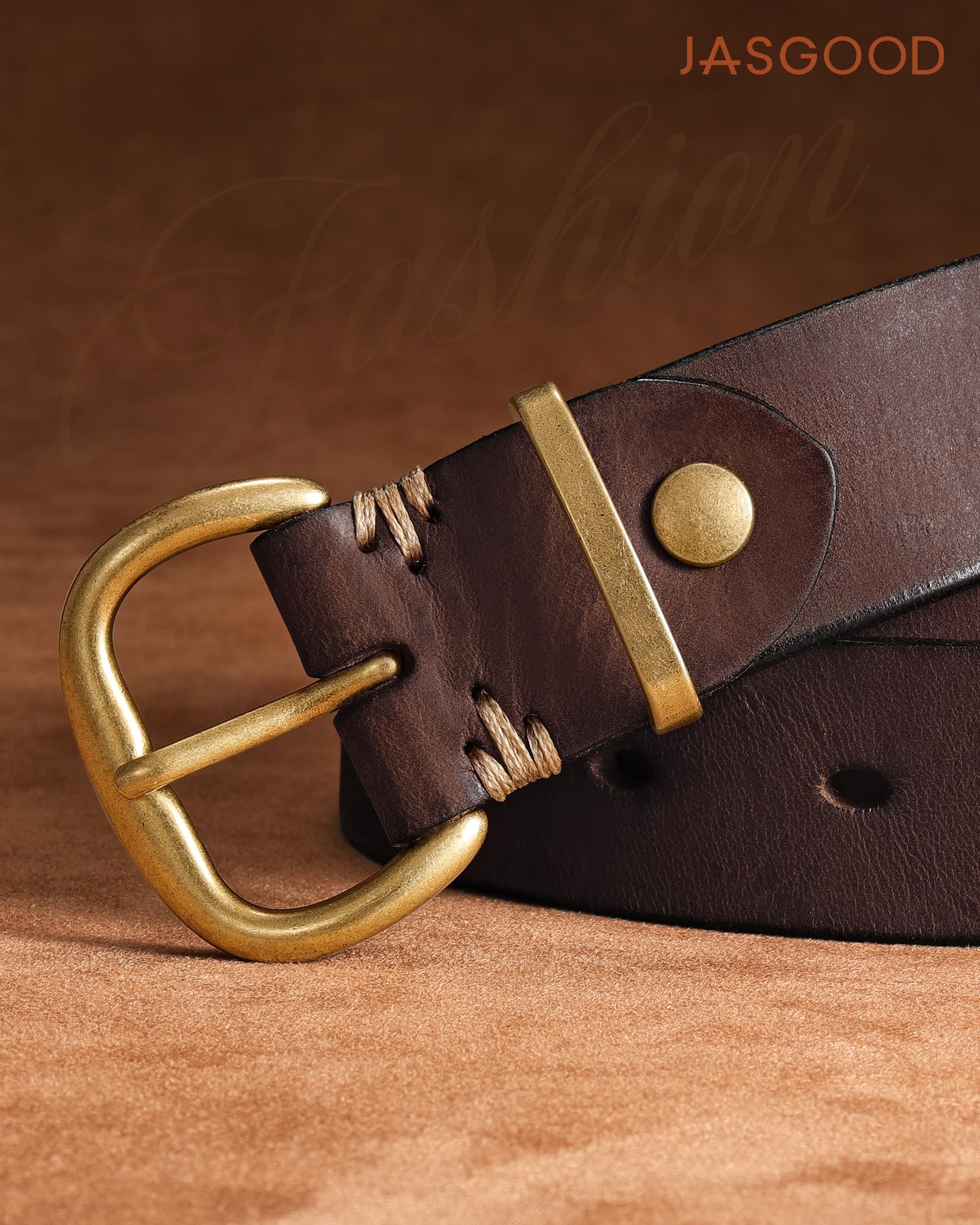 Fashion Full-Grain Cowhide Leather Waist Belt For Women