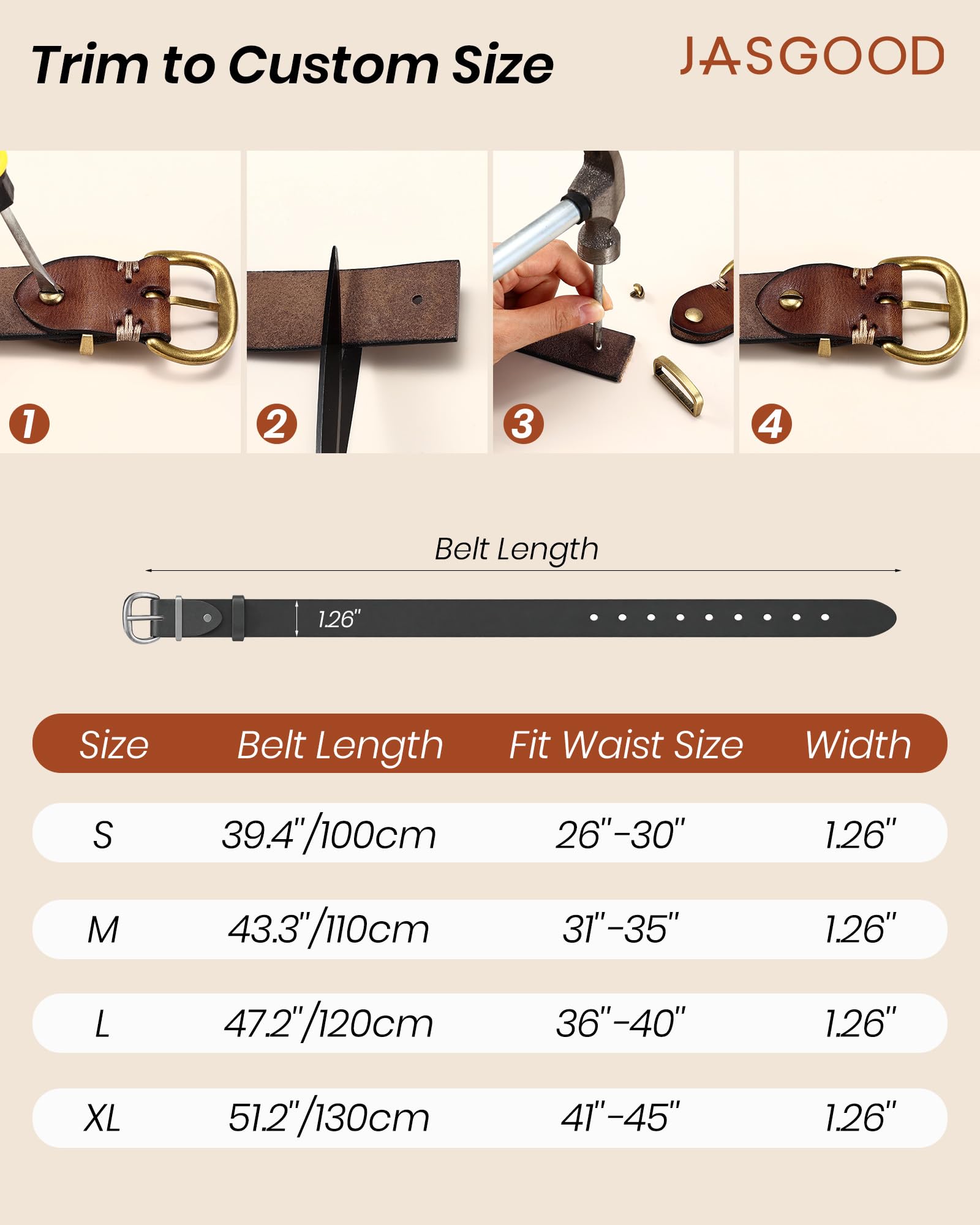 Fashion Full-Grain Cowhide Leather Waist Belt For Women