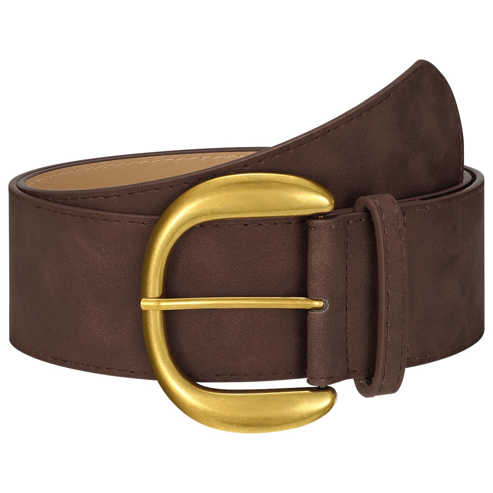 Suede Wide Belt For Lady
