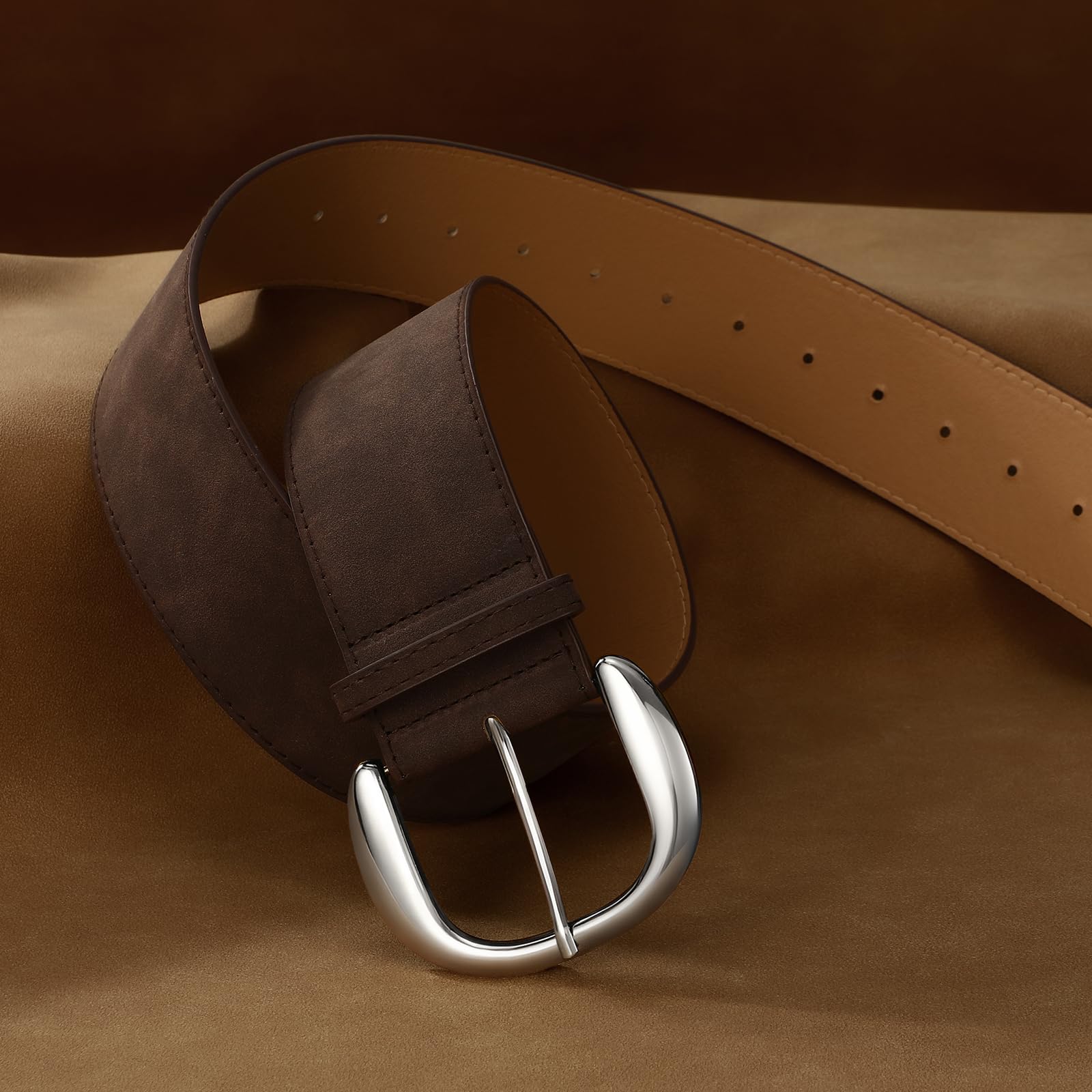 Suede Wide Belt For Lady - JASGOOD OFFICIAL