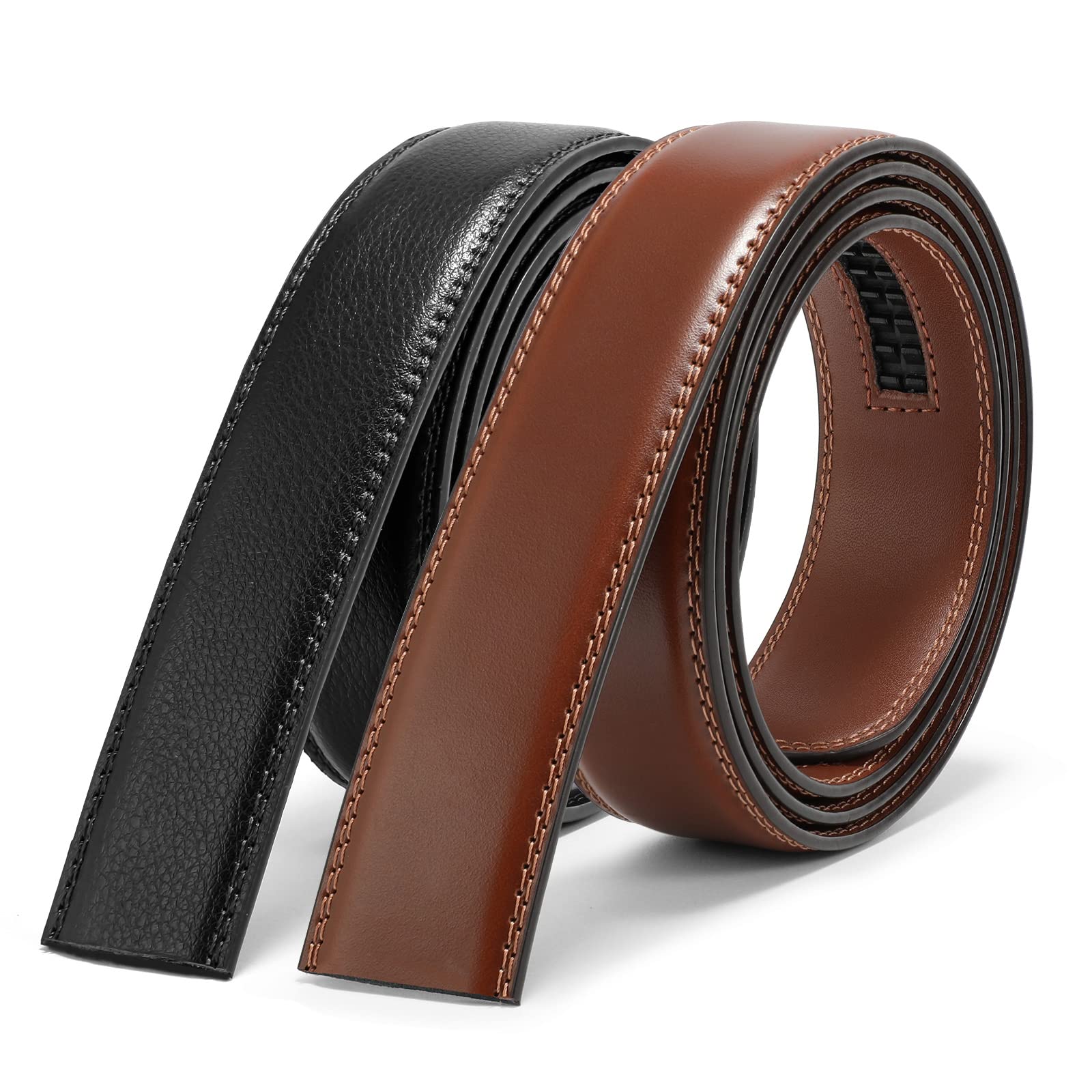Leather Belt Strap 30mm/1.18" Replacement Without Buckle