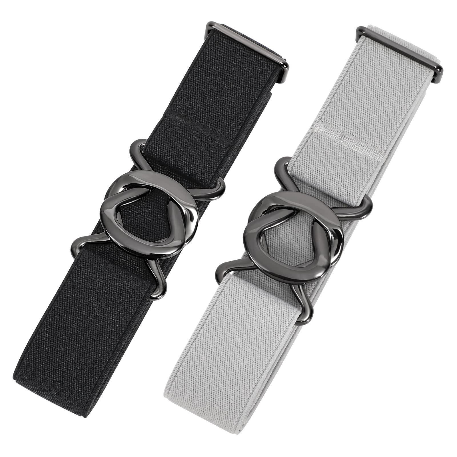 2-Pack No Show Stretch Web Belt