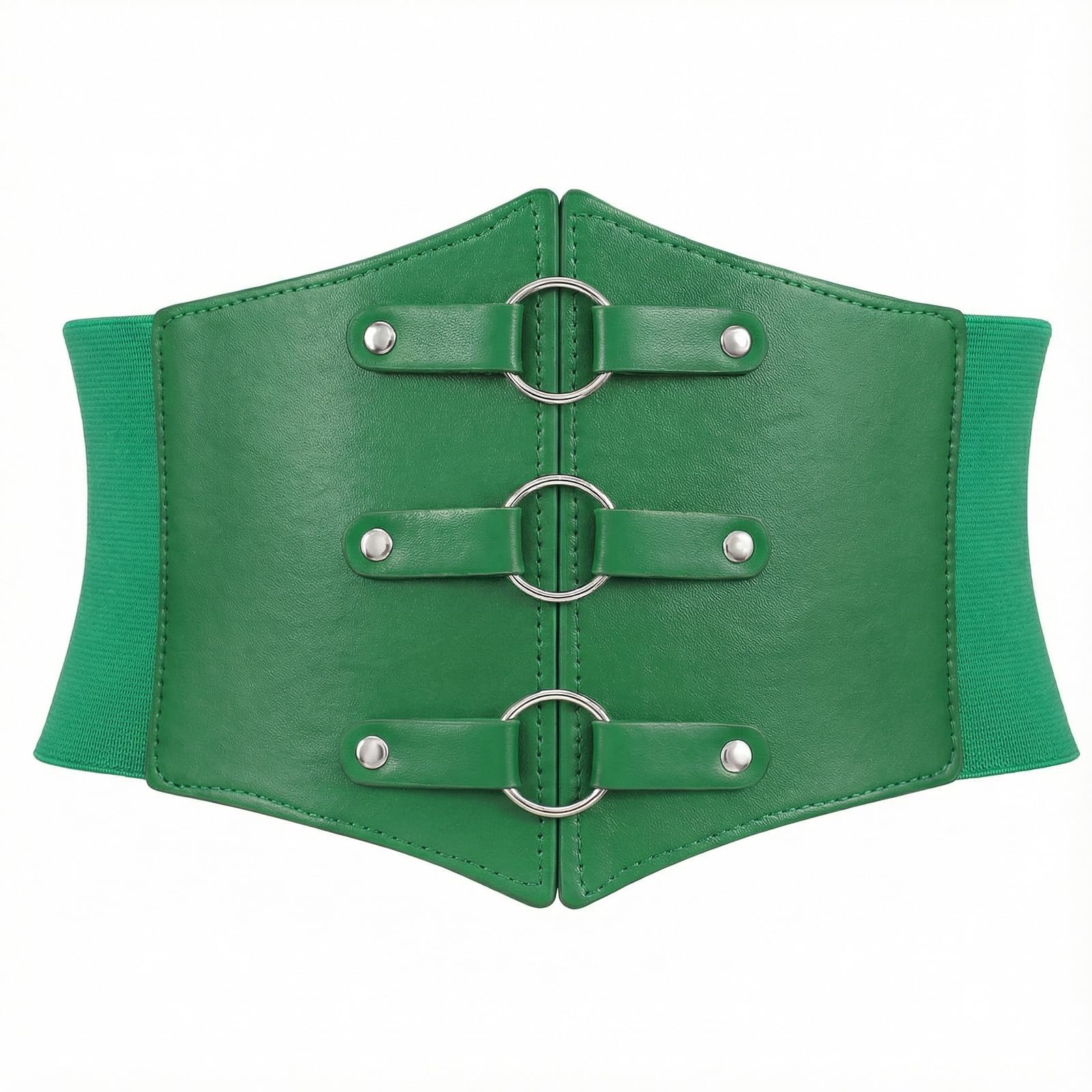 Wide Waspie Elastic Corset Belt
