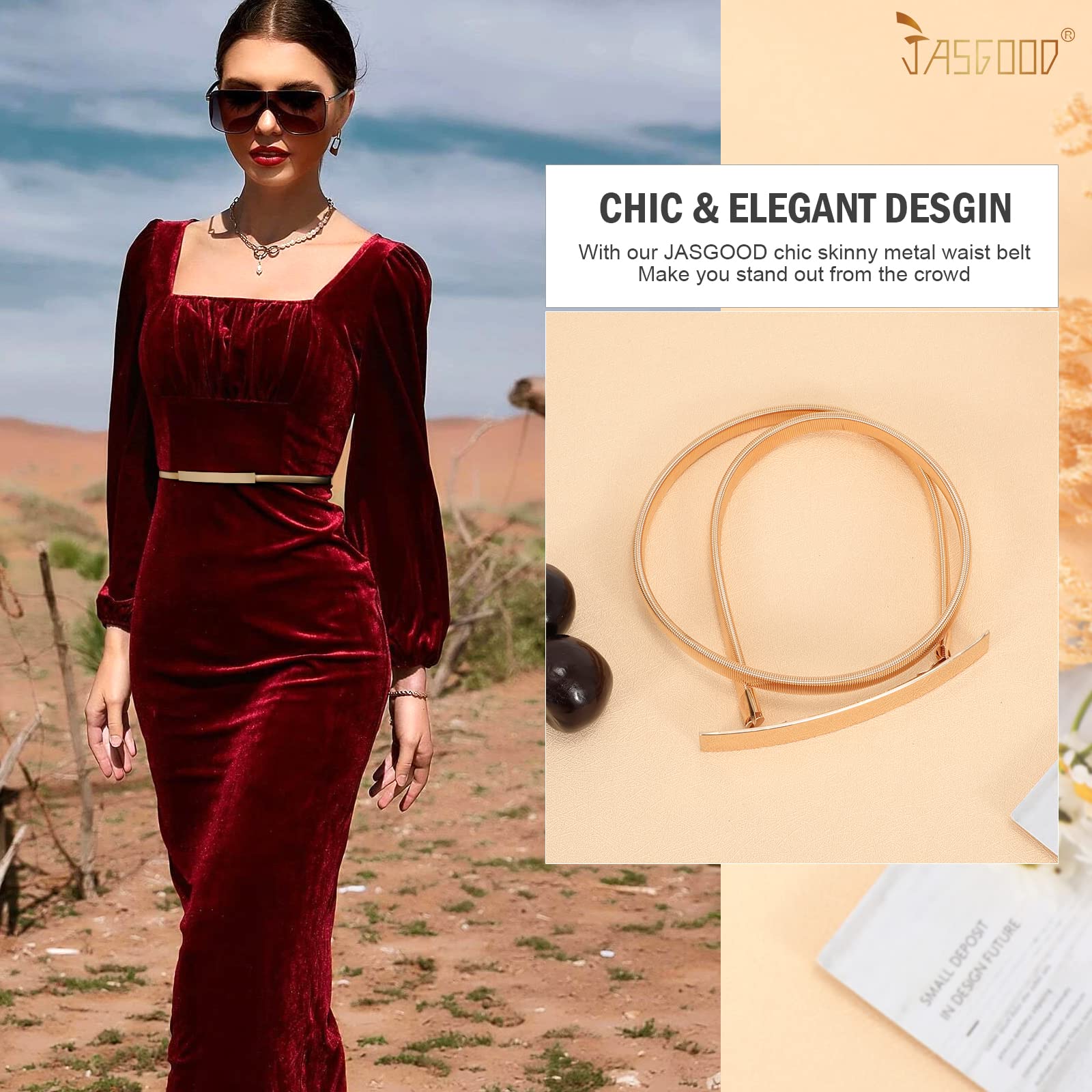 Elastic Metal Chain Waist Belt