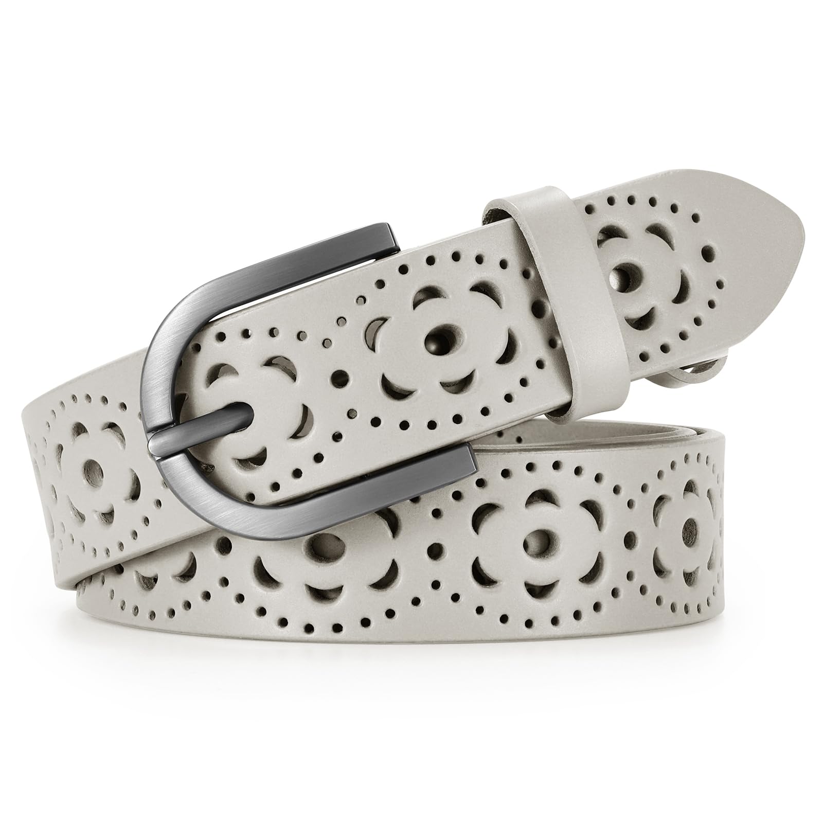 Hollow Genuine Leather Belt for Women 103 - JASGOOD OFFICIAL