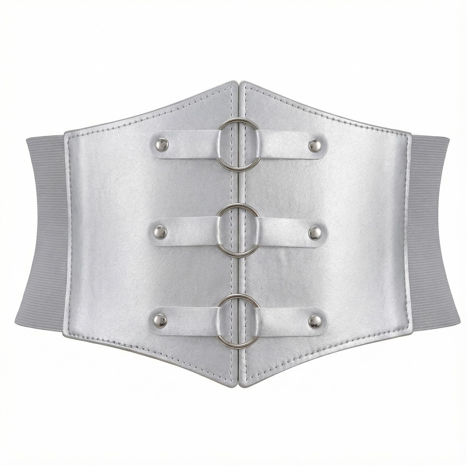 Wide Waspie Elastic Corset Belt
