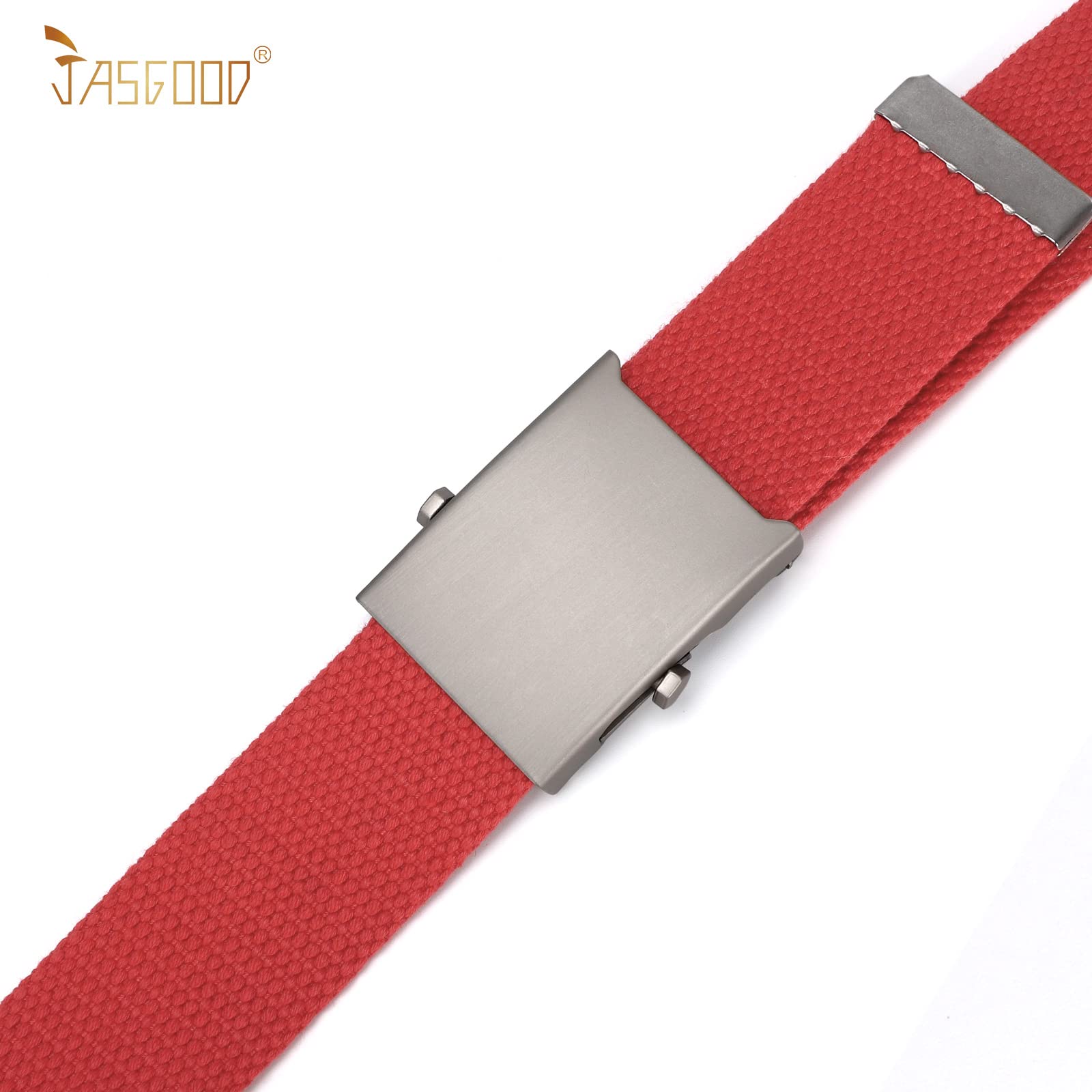2 Pack Canvas Web Belt with Metal Buckle