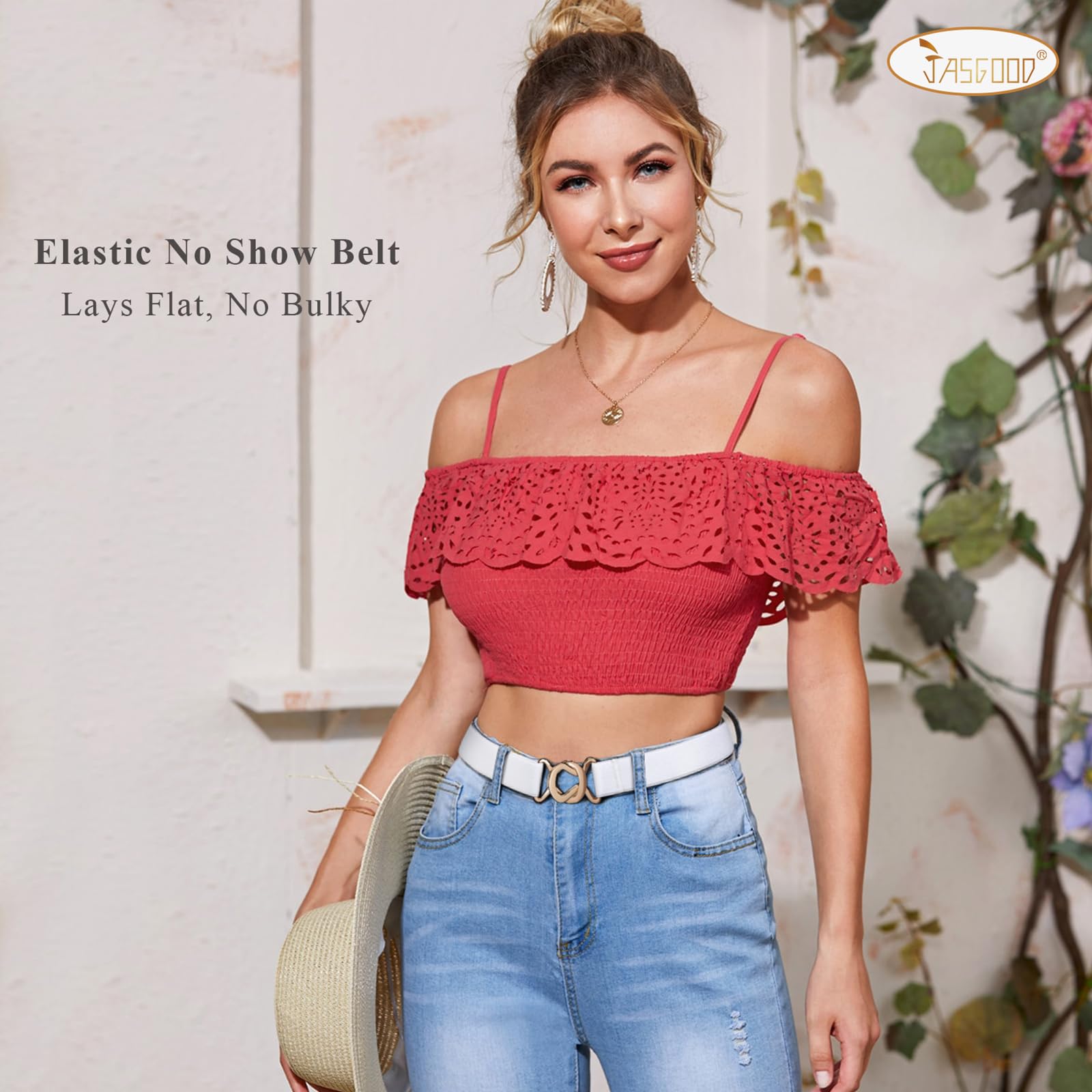 2-Pack No Show Stretch Web Belt