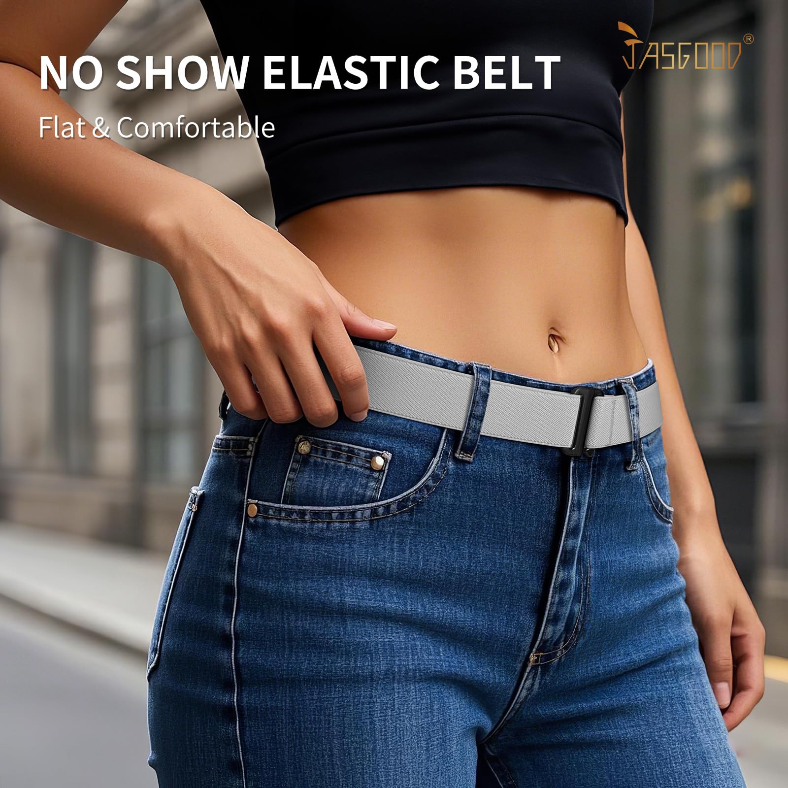 1-pack Invisible Elastic Web Strap Belt