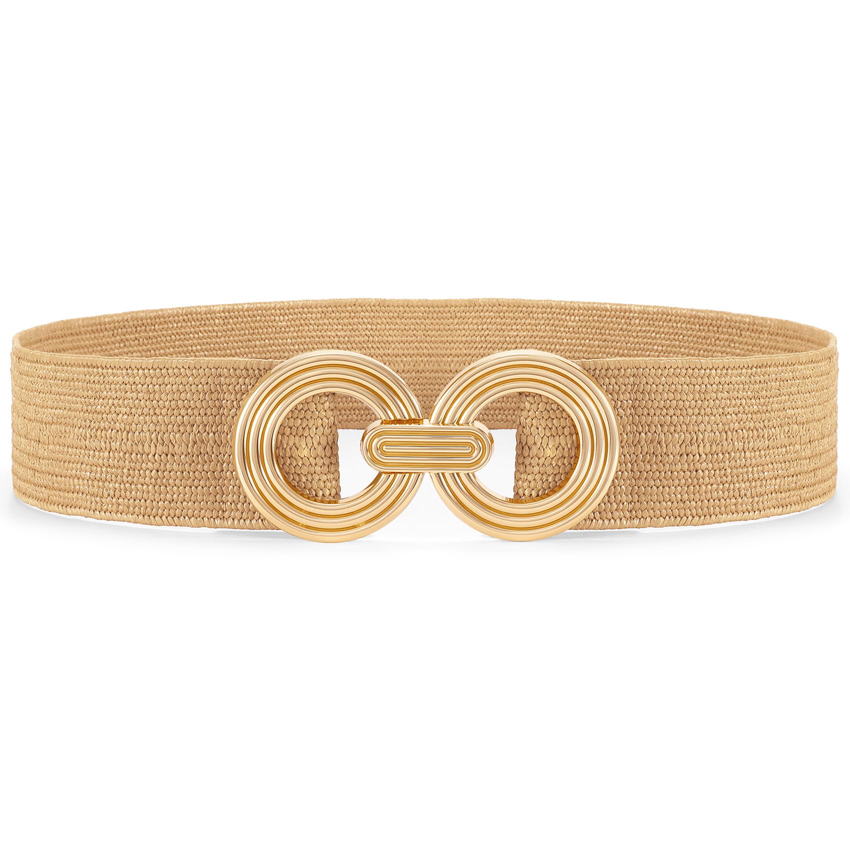 Straw Woven Elastic Belt