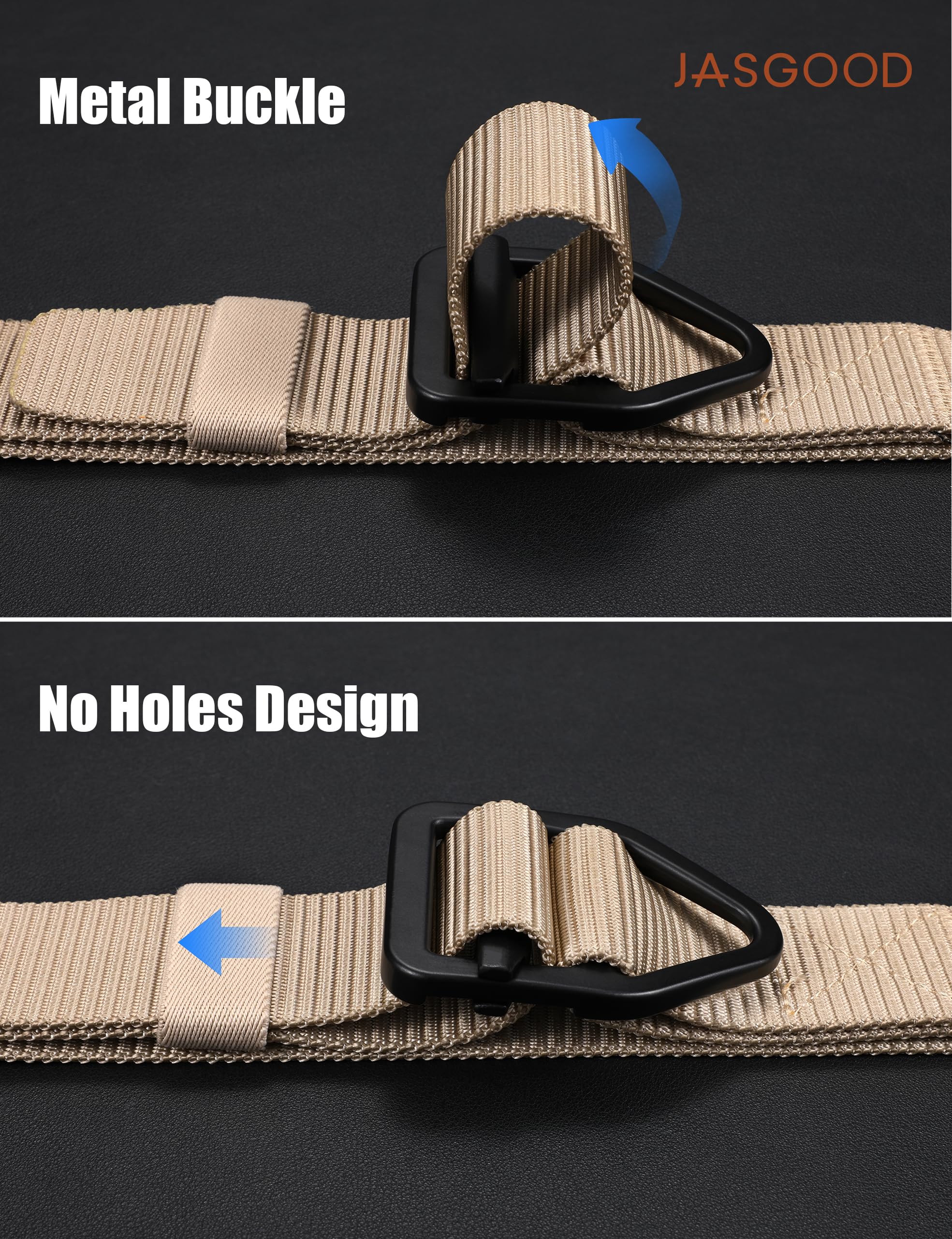 Nylon Belt With Meatal Buckle - JASGOOD OFFICIAL
