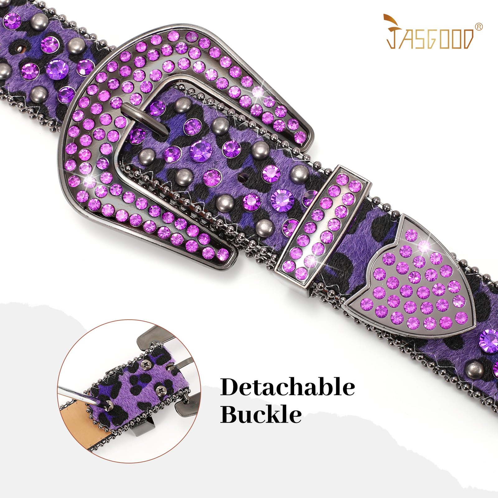 Cowgirl Studded Rhinestone Bling Belt