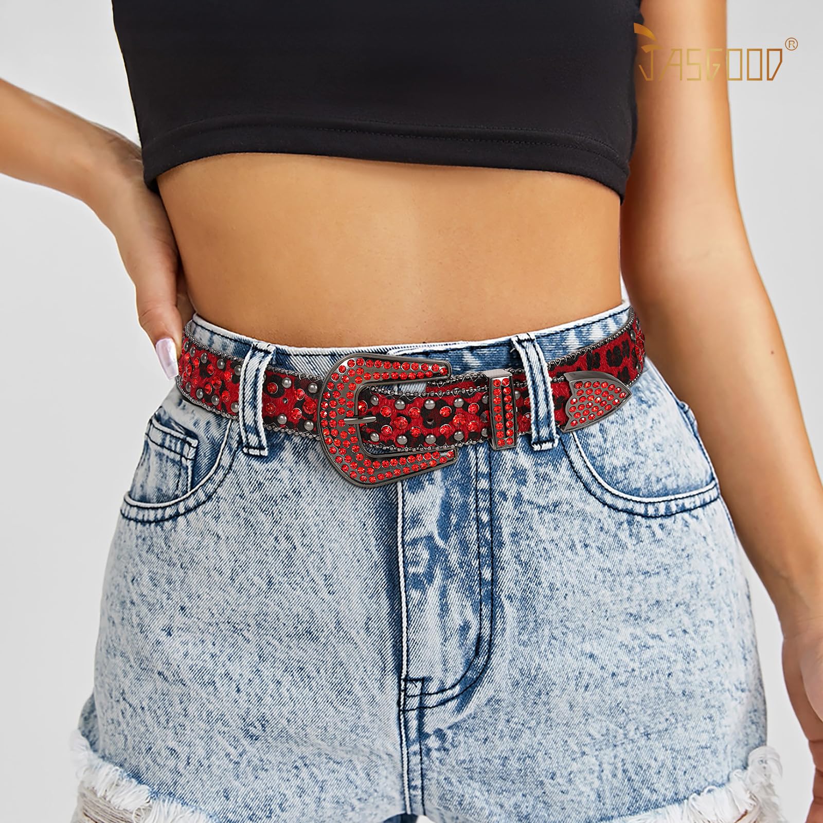 Cowgirl Studded Rhinestone Bling Belt