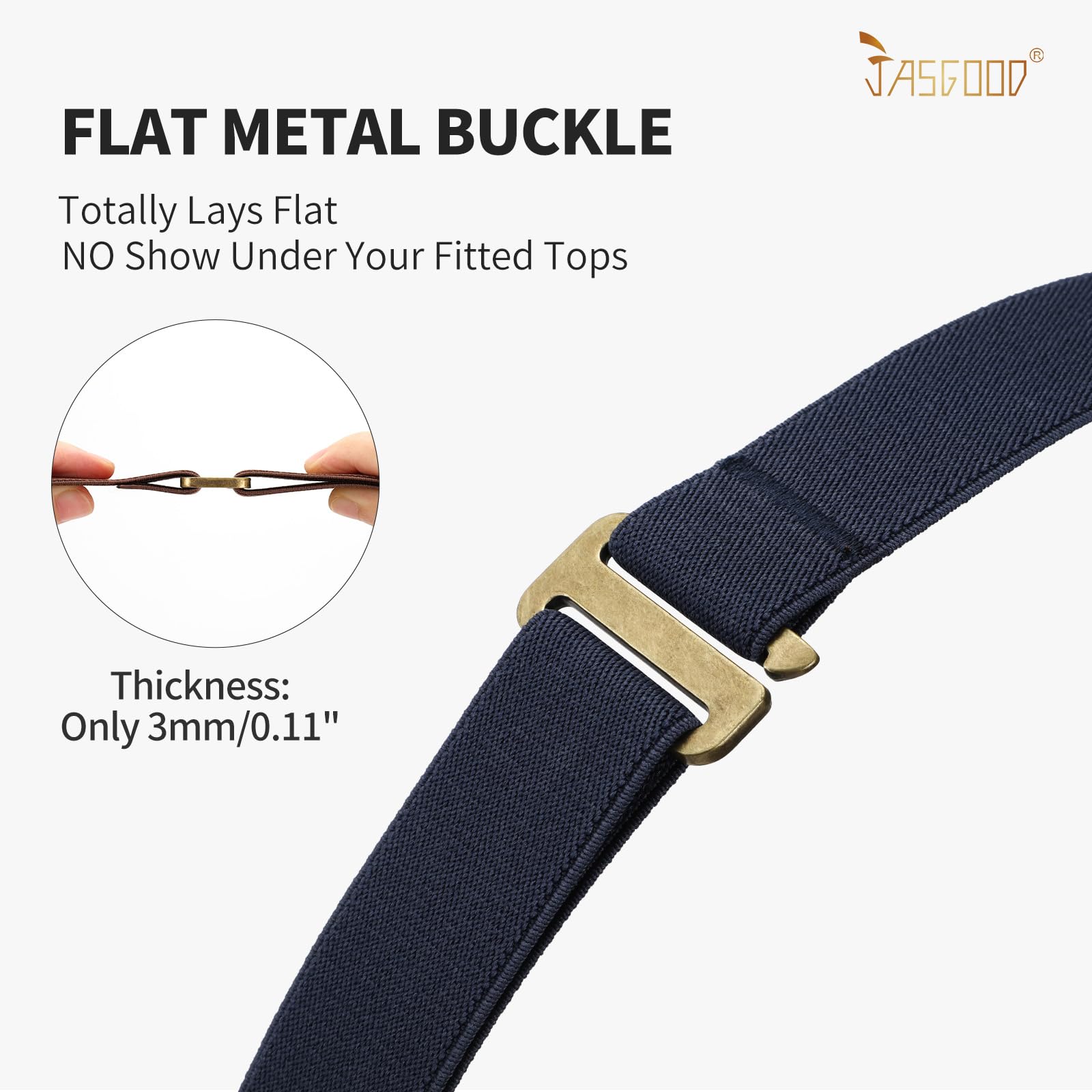 1-pack Invisible Elastic Web Strap Belt