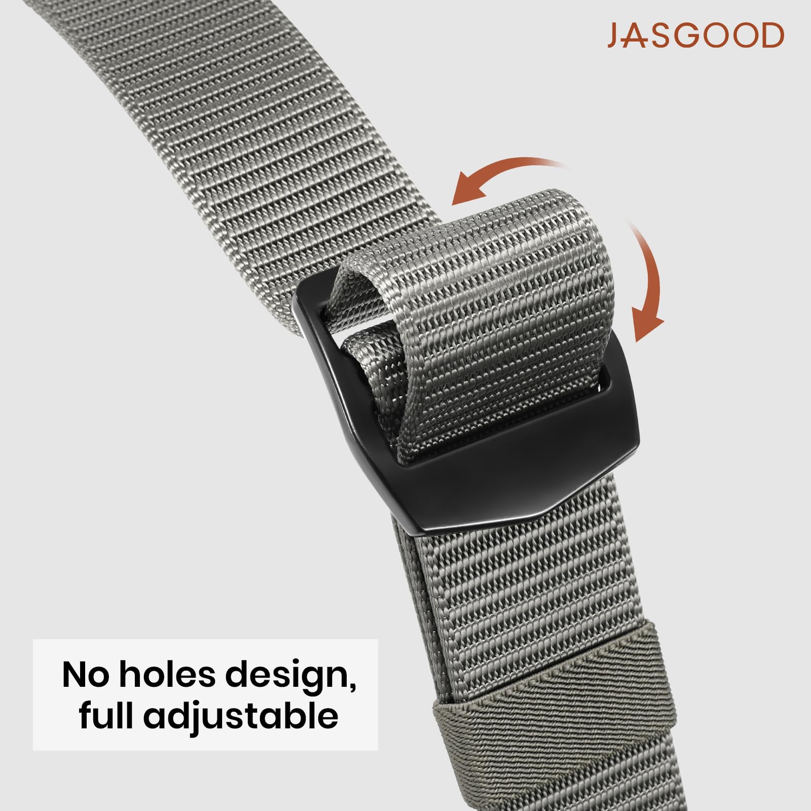 Heavy Duty Military-style Tactical Belt with Metal Buckle - JASGOOD OFFICIAL