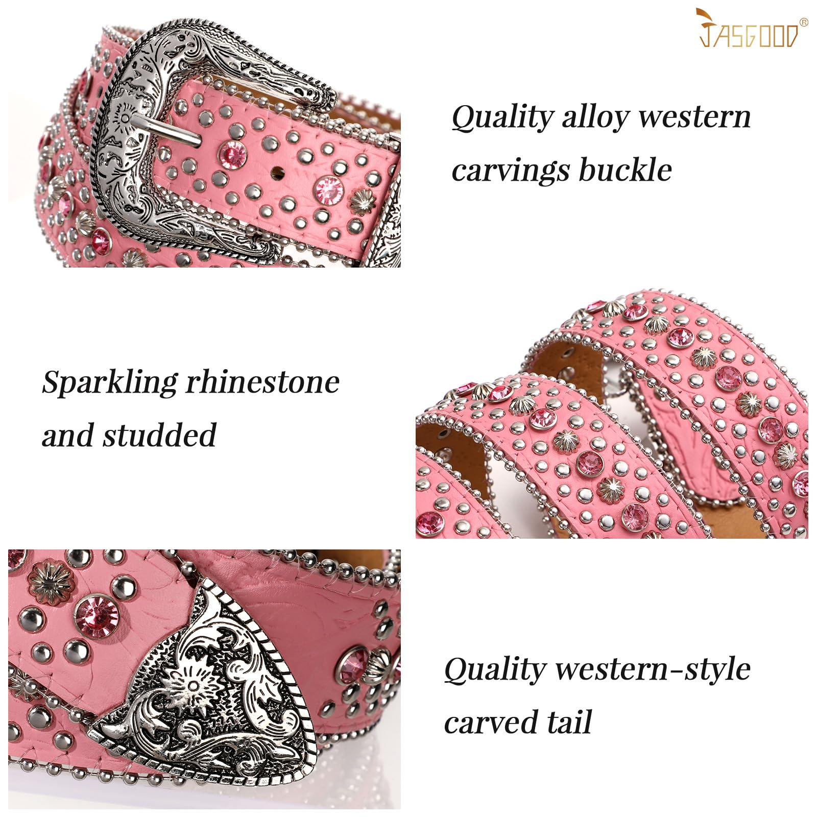 Rhinestone Belt for Women Men