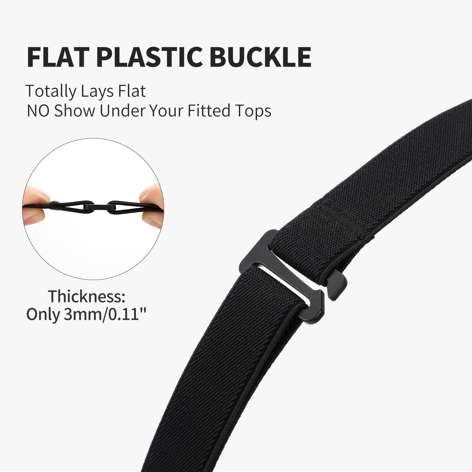 Minimalist Invisible Elastic Belt