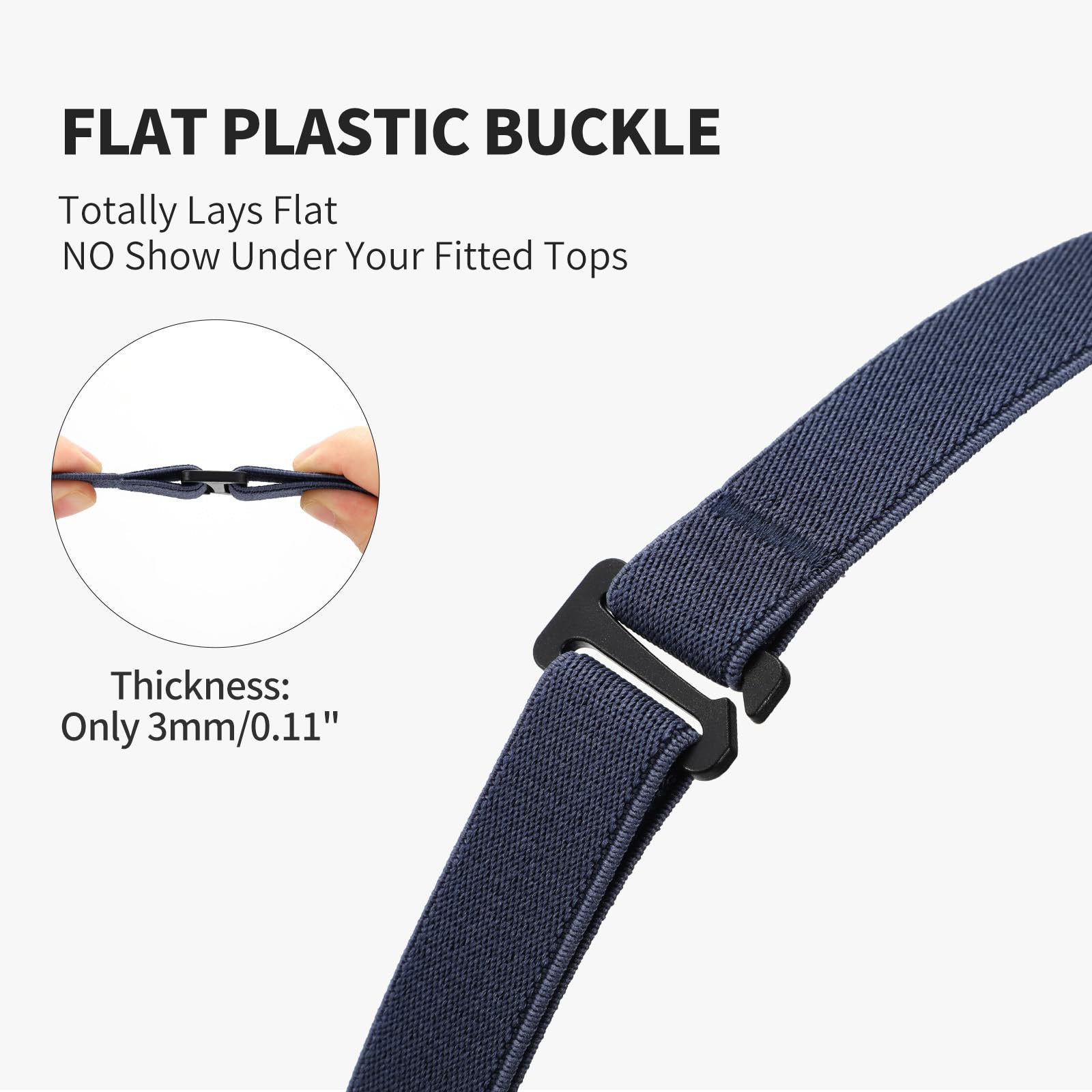 Minimalist Invisible Elastic Belt