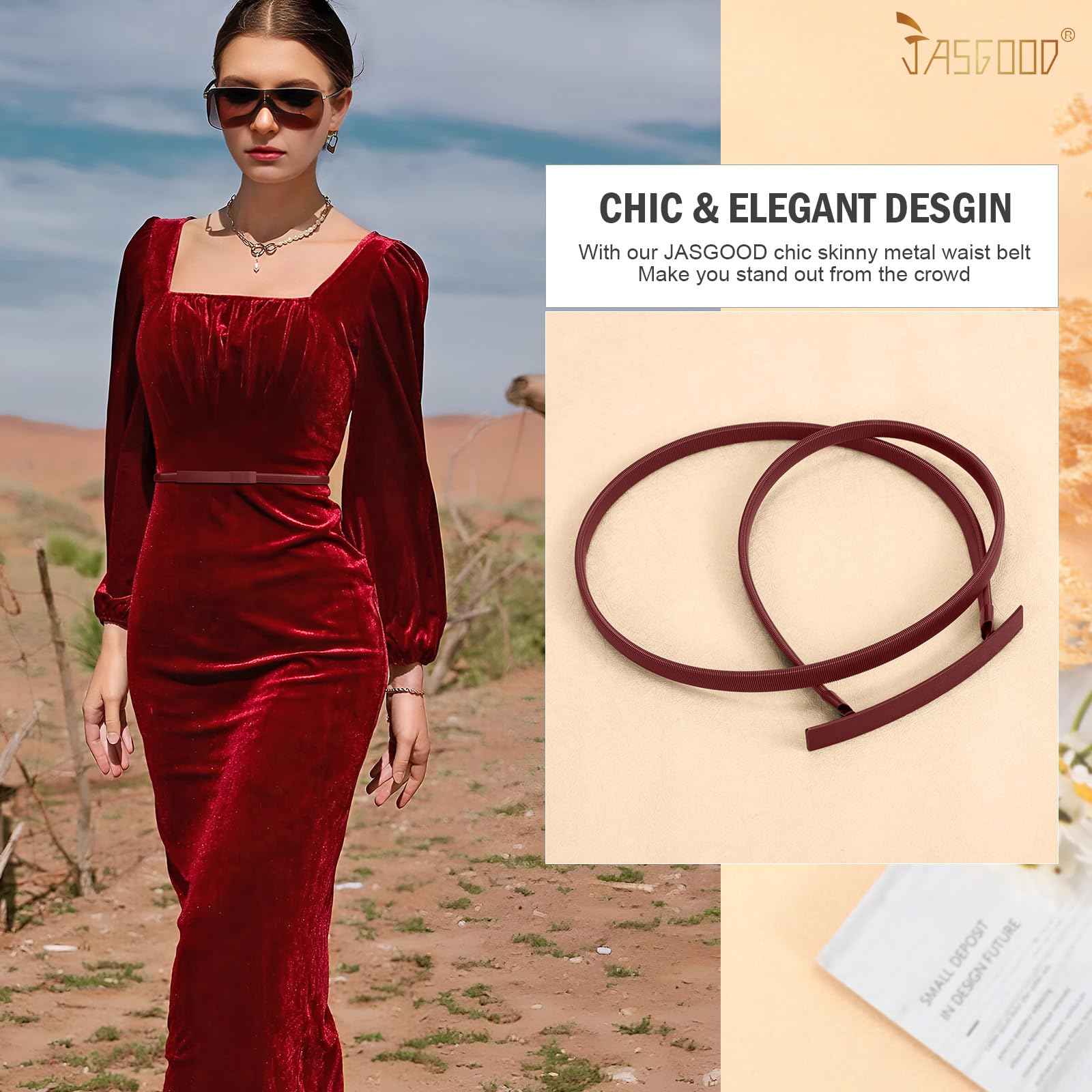 Elastic Metal Chain Waist Belt