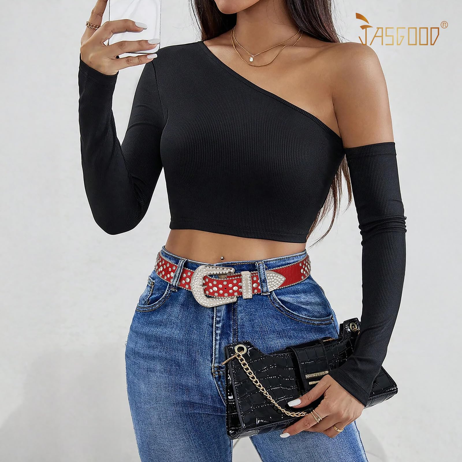 Cowgirl Studded Rhinestone Bling Belt