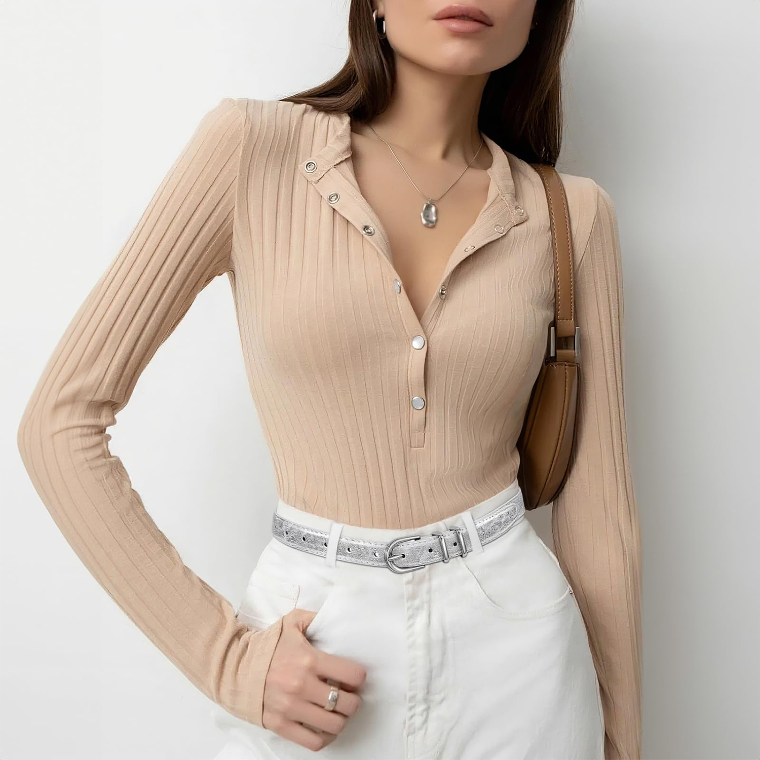 Women Skinny Vegan Leather Belt for Jeans