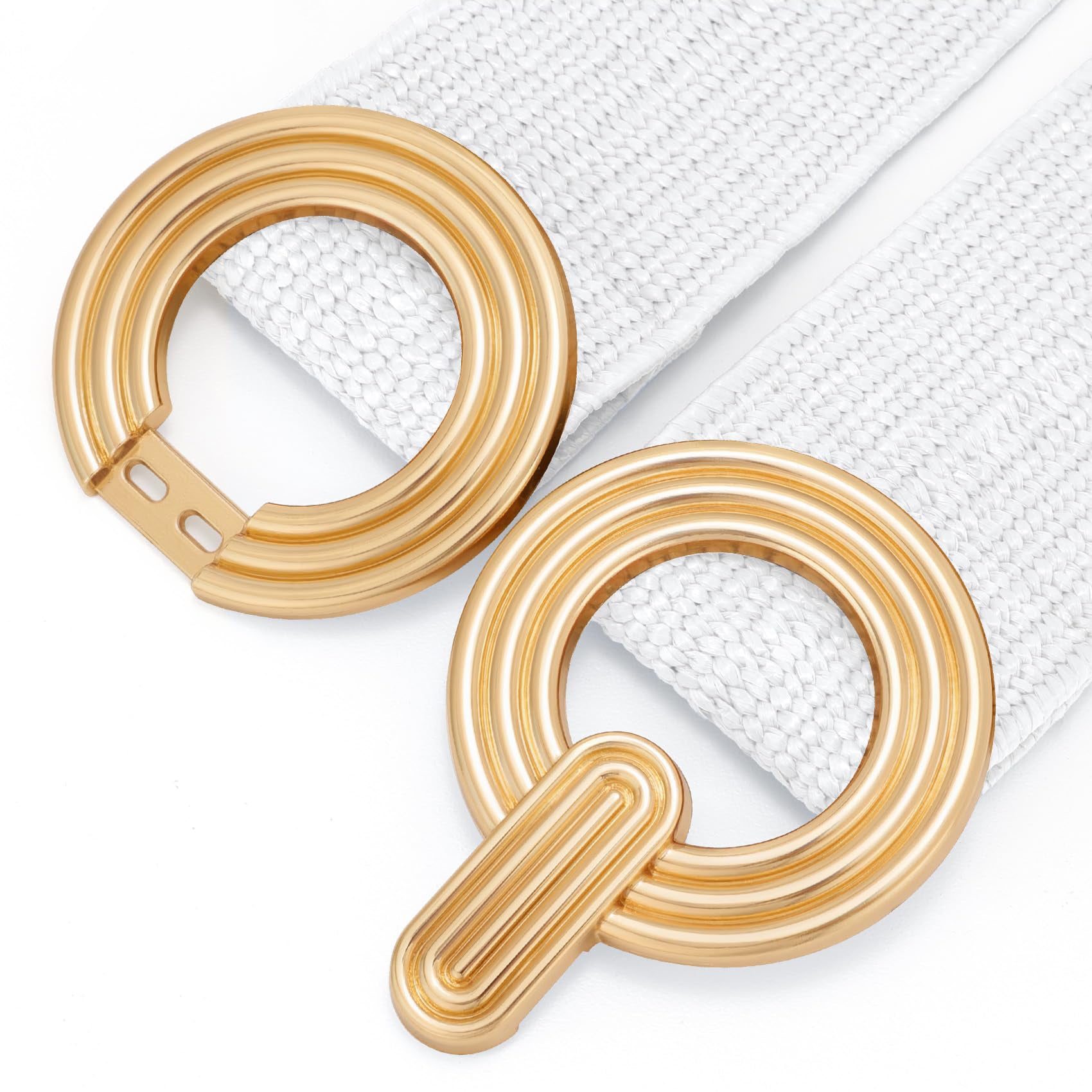 Straw Woven Elastic Belt