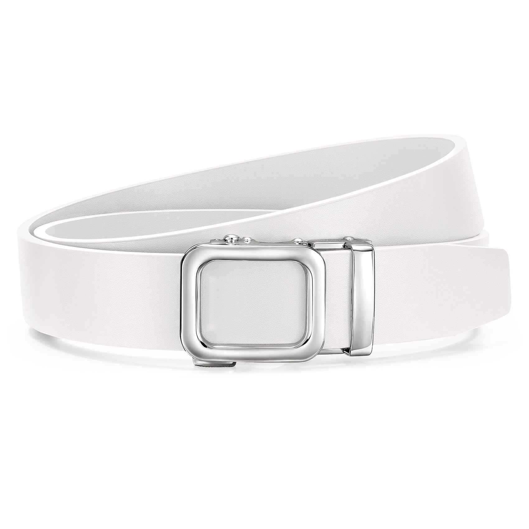No Holes Ratchet Leather Belt for Women - JASGOOD OFFICIAL