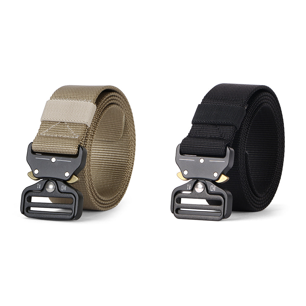 Tactical Heavy Duty Belt Sansths Men Military Webbing Belt 1.5ââ‚?Quick-Release Riggers Web Belt with Metal Buckle - JASGOOD OFFICIAL