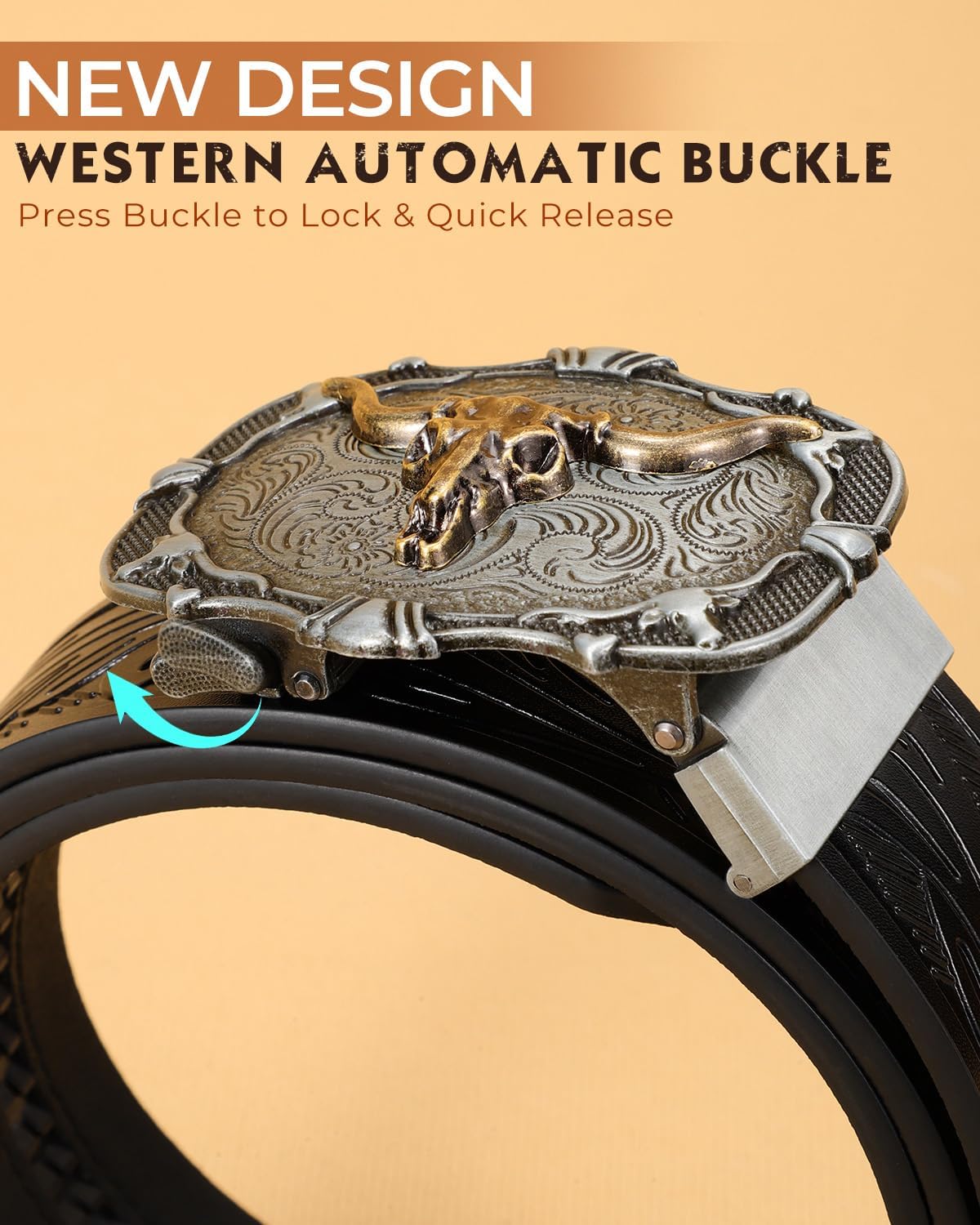 Unisex Automatic Western Belt - JASGOOD OFFICIAL