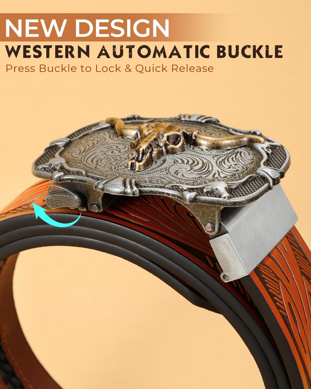 Unisex Automatic Western Belt - JASGOOD OFFICIAL
