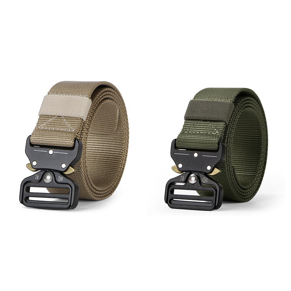Tactical Heavy Duty Belt Sansths Men Military Webbing Belt 1.5ââ‚?Quick-Release Riggers Web Belt with Metal Buckle - JASGOOD OFFICIAL