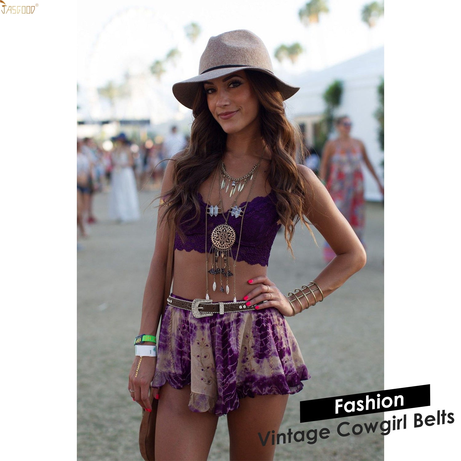 JASGOOD Halloween Bling Rhinestone Belt for Women,Shiny Cowgirl Western Studded Belts for Jeans Pants - JASGOOD OFFICIAL