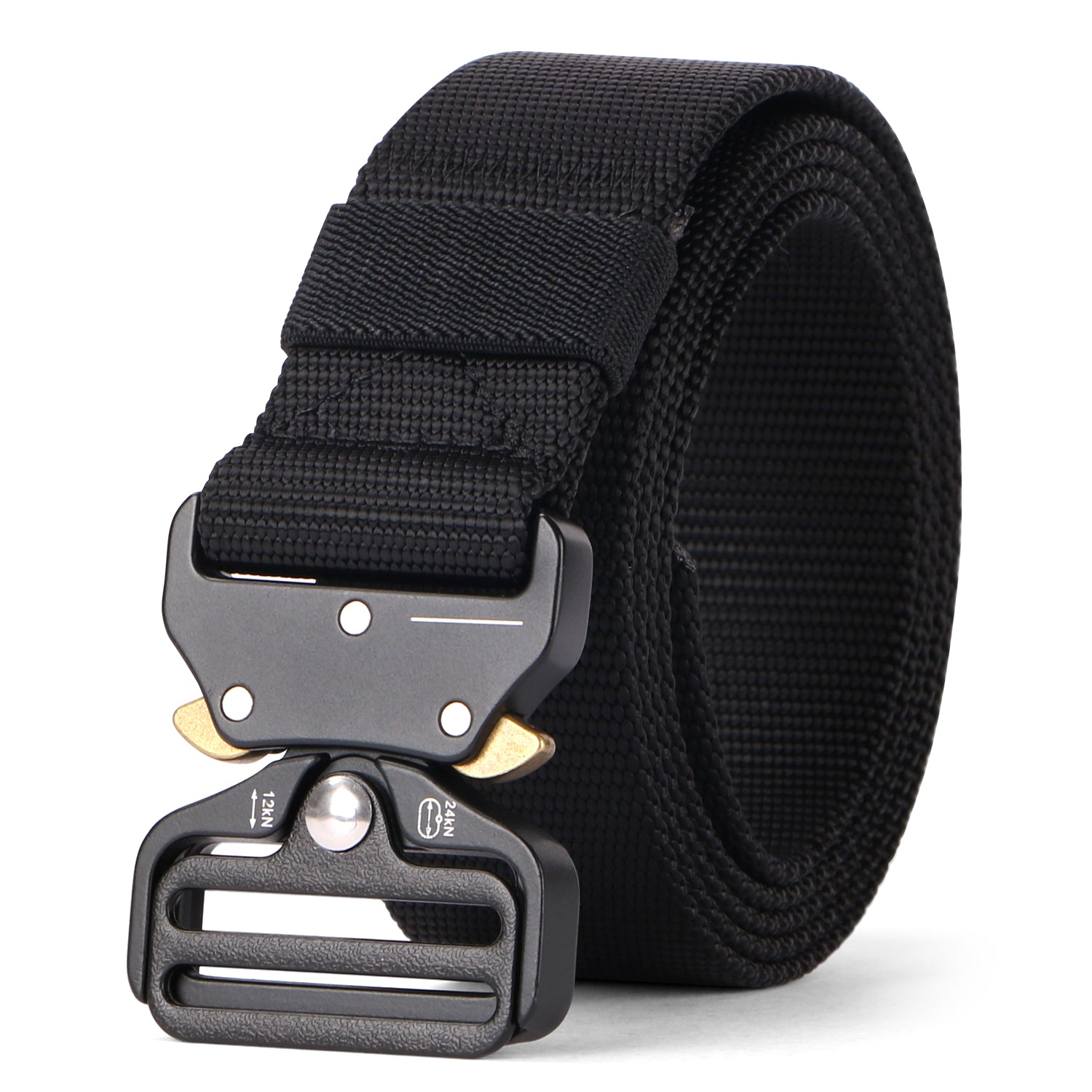 Tactical Heavy Duty Belt Sansths Men Military Webbing Belt 1.5ââ‚?Quick-Release Riggers Web Belt with Metal Buckle
