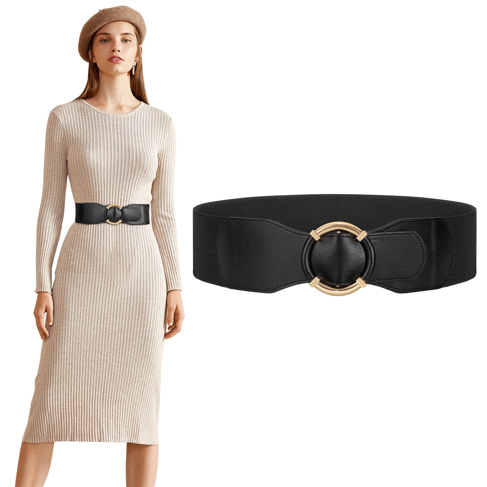 Santa Claus Christmas Wide Leatherwear Fashion Unisex Belt - JASGOOD OFFICIAL