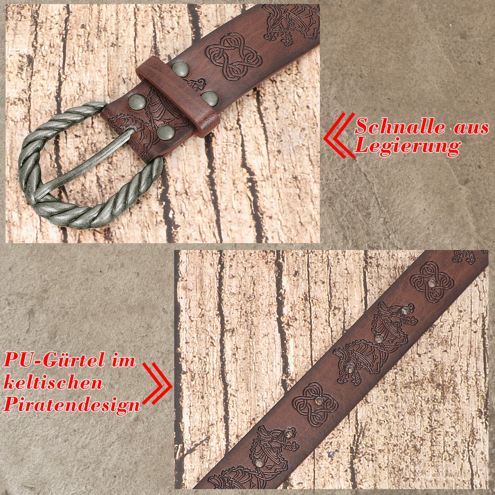 Leather Ratchet Dress Belt for Men Double Prong Leather Belt Heavy Duty Belt for Men - JASGOOD OFFICIAL
