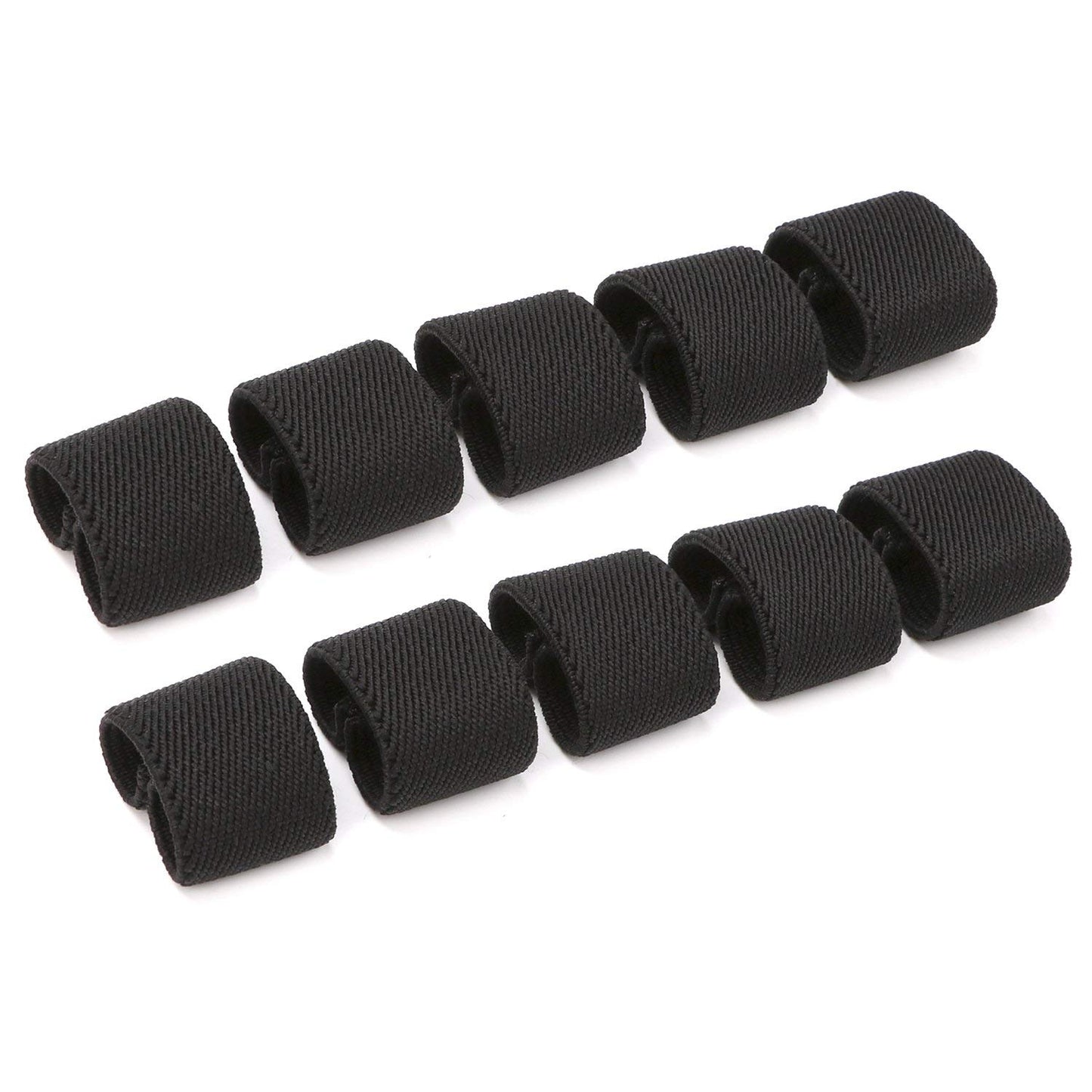 Nylon Canvas Web Belt Elastic Loop Keeper for 1.5inch Wide Belt(set of 5) by JASGOOD