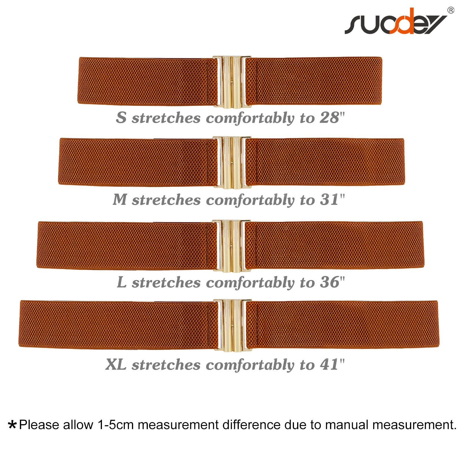 JASGOOD Women's Elastic Wide Dress Belt Retro Stretchy Waist Belt - JASGOOD OFFICIAL