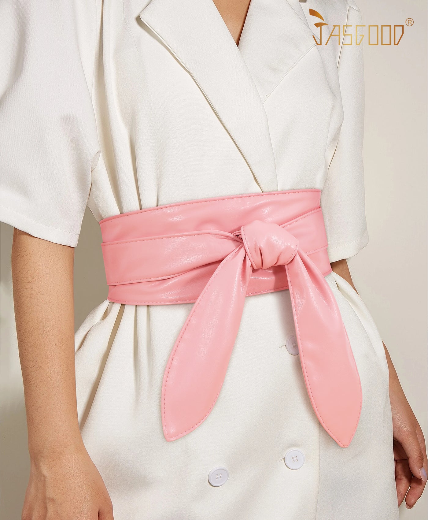 Women Dress Belt for Wedding Party Long Sash Bridal Waist Belts for Special Occasion 3.74'' Wide - JASGOOD OFFICIAL