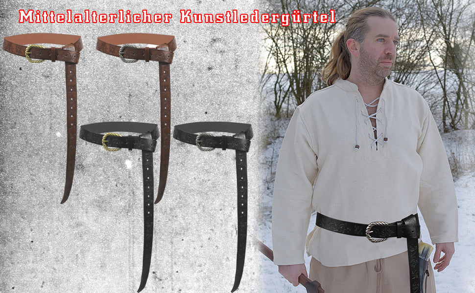Leather Ratchet Dress Belt for Men Double Prong Leather Belt Heavy Duty Belt for Men - JASGOOD OFFICIAL