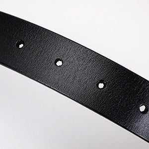 Women Black Leather Belt with Black Buckle,Ladies Classic Waist Belt for Jeans Pants Fashion Design (A-Black, Fit for Pants Size 33"-38") - JASGOOD OFFICIAL