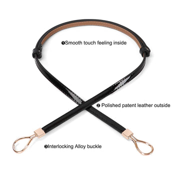 Leather Skinny Women Belt Thin Waist Belts for Dresses Up to 37" with Interlocking Buckle 2 Pack - JASGOOD OFFICIAL