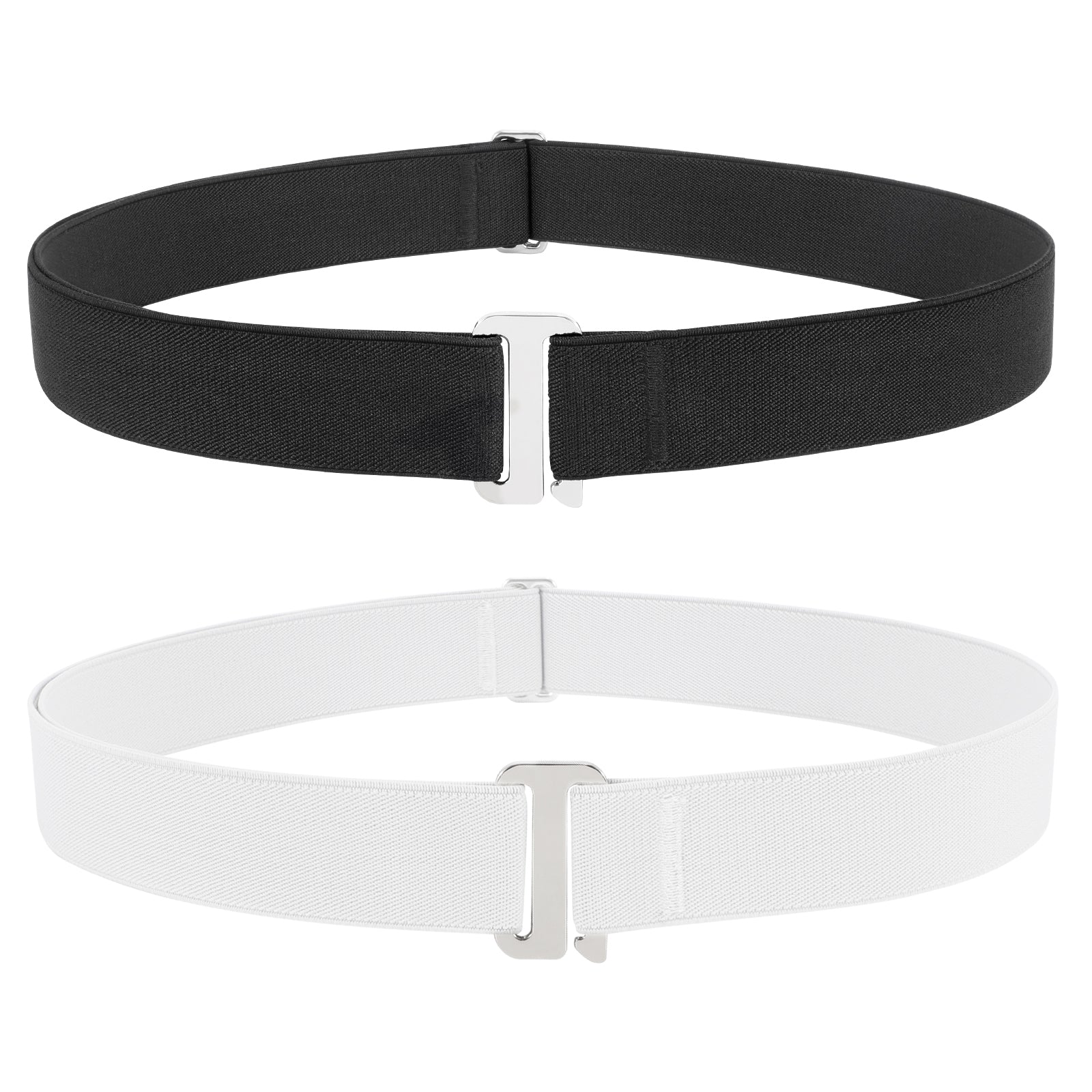 Flat Buckle Invisible Elastic Stretch Belt for Men Great Gift for Father - JASGOOD OFFICIAL