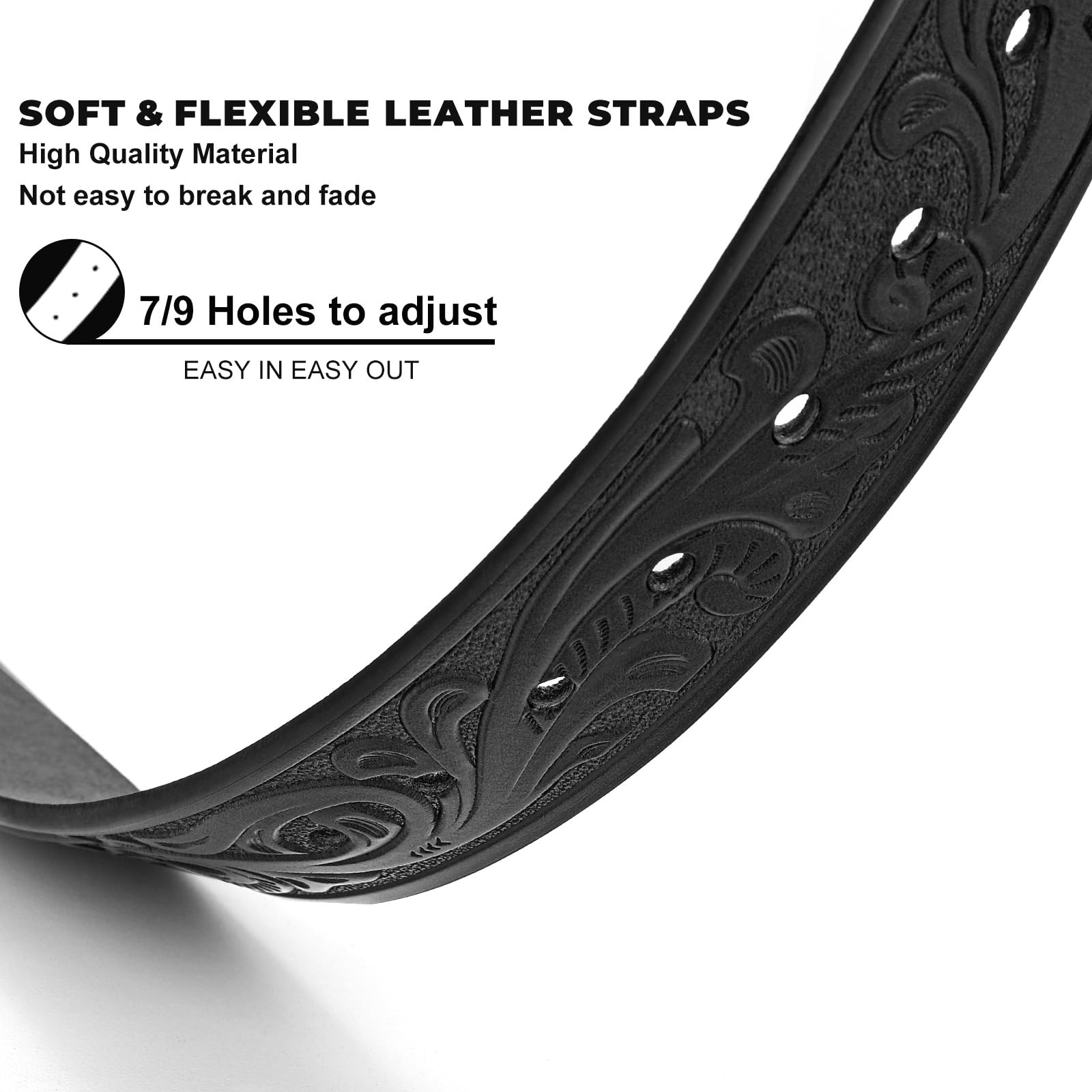 Western Belt Strap Without Buckle - JASGOOD OFFICIAL