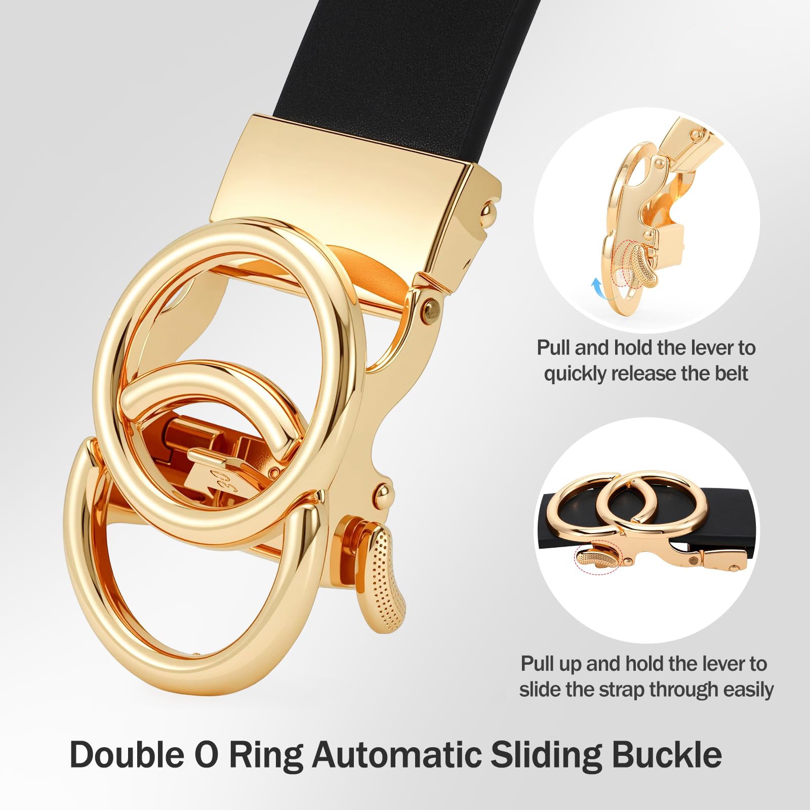 Women's Quick-Release Automatic Buckle | 1.2" Fit - JASGOOD OFFICIAL
